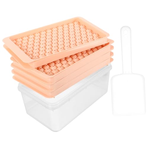 GRIRIW 1 Juego De Moldes Para Cubitos De Hielo En Forma De Bola Bandeja Para Hacer Cubitos De Hielo Bandejas Para Hielo Con Tapa Bandeja Pequeña Para Cubitos De Hielo En Forma De