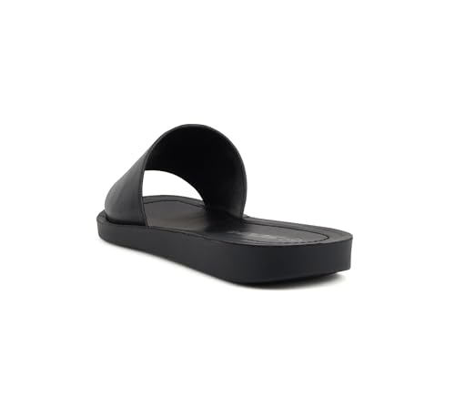 Image of Soda Shoes Efron-S Women Flip Flops Basic Plain Slippers Slip On Sandals Slides Casual Peep Toe Beach