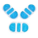 VILLCASE Impacco Freddo Riutilizzabile per Naso in Pvc 3 Pezzi Sollievo da Epistassi e Comfort Ergonomico per Recupero Postoperatorio e Attività All'aperto