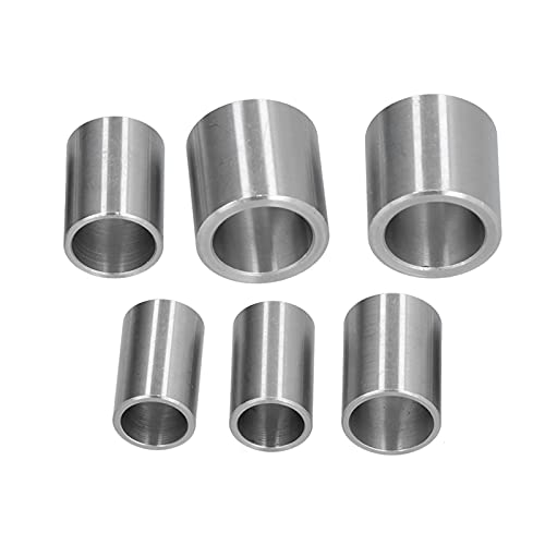 Kaufpart 6Pcs Reducing Bushing Adapters Variable Diameter Steel Sleeve For Bench Grinding Sanding Wheel #TOP10