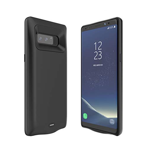 Novpeak Galaxy S8 Plus Battery Case, Slim 5000mAh Rechargeable Portable Charging External Battery Case Backup Pack Juice Bank Cover Charger Power for Samsung Galaxy S8 Plus