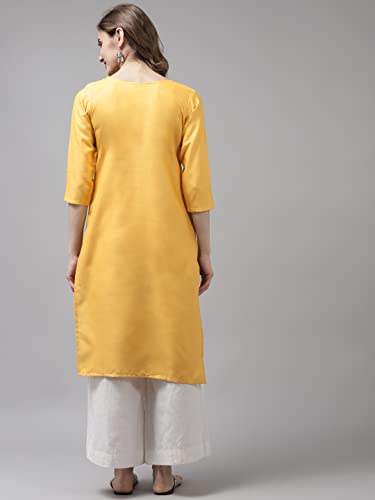 Image of Aarika Womens Yellow Color Printed Kurti