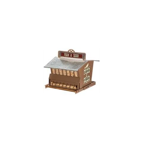SEED & FEED ABSOLUTE FEEDER, Color: BROWN (Catalog Category: Wild Bird:WILD BIRD FEEDERS) Cover