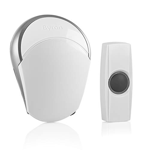 Preisvergleich Produktbild Byron by502 100 m Wireless Chime Kit Weiß / Grau
