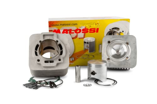 Cilindro Malossi 172 Ccm Per Gilera/Piaggio 125 – 150 Ccm 2T Ac In Alluminio, 2 Pistone Anello Da Corsa (E), Con Testa Cilindrica, Ø 65,0 Mm