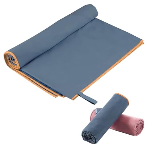 Kit 2 Toalhas Microfibra Natação Azul Marinho+Rosa