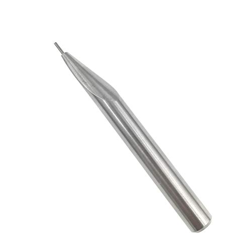 Image of Cylindrical Pin Probe Insert 1mm Diameter Tungsten Carbide Tip 8mm Diameter Shank 75mm Length for Height Gauge (1mm Diameter tip)