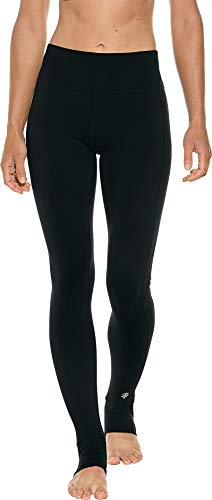 Coolibar UPF 50+ Women's High-Rise Asana Stirrup Yoga Leggings - Sun Protective