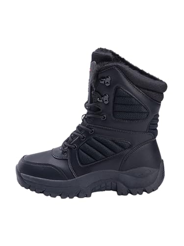 Kervaky Men's Snow Boots Boots Military Tactical Boots Mountaineering Boots Hiking Work Boots Outdoor Boots Warm Boots