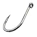 SHUTING2020 hameçon Crochets de Poulpe Rond d'eau Douce et d'eau salée Super Tranchant Hauts Crochets en Acier au Carbone de la Barbe de pêche de pêche Taille 1G-12G Fish Hook (Color : 8)