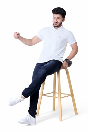 Image of Men's Premium Polo T-Shirt | Classic Collar | Smooth Finish | Half Sleeve Casual Wear (XS to 3XL)
