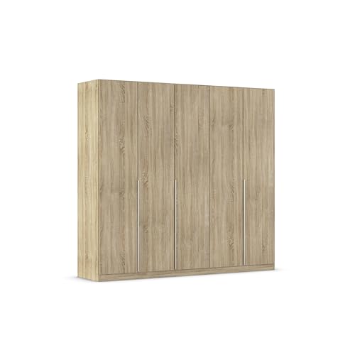 Rauch Armário de portas giratórias de madeira de carvalho Sonoma, 54 x 226 x 210 cm