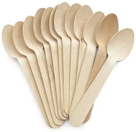500 PACK WOODEN SPOON 15 CM , Ice Cream Spoon, Desert Spoon , Party Fun spoon , Birthday Party Items , Birthday kids spoon, Eco Freindly Spoons, Dining Spoons , Kitchen Spoons , Eating Spoons,