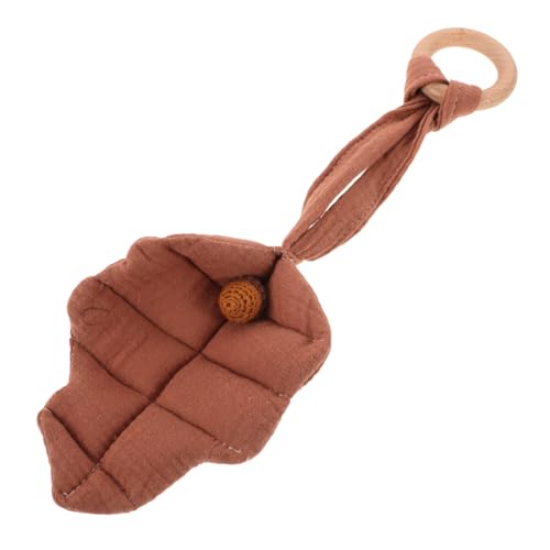 ifundom Baby Bed Pendant Safe Teething Toy Leaf Shape Stroller Hanging Ornament Comfortable Bed Mobile