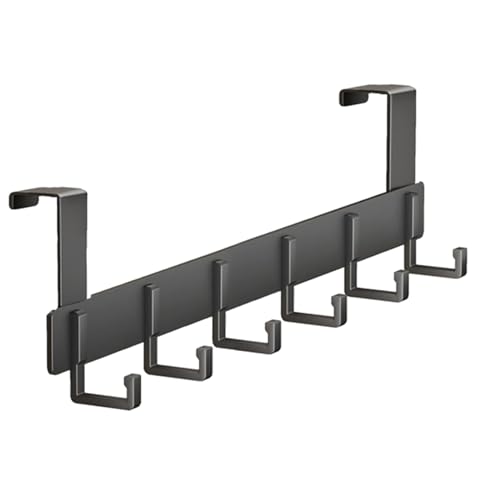 LEIDJGUN Perchero de puerta que ahorra espacio, perchero para toallas de baño, ganchos de acero inoxidable, ganchos para puerta, sombreros, chaquetas