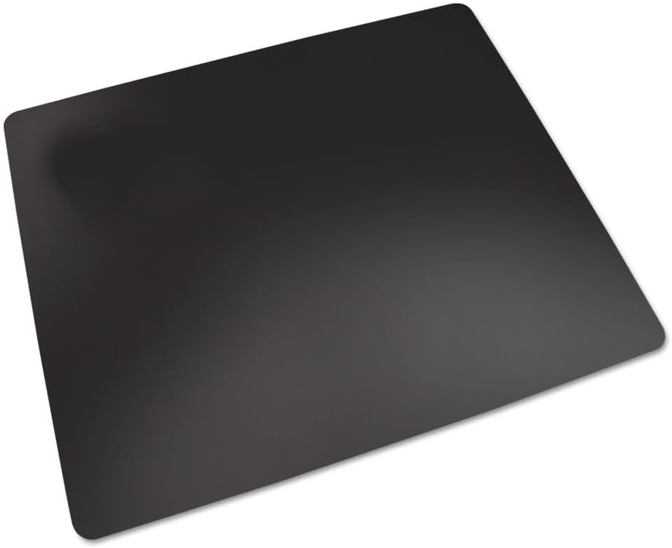 Artistic Rhinolin II Desk Pad with Antimicrobial Protection, 17 x 12, Black