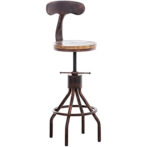 CLP Taburete De Bar Hanam Industrial En Madera Cover