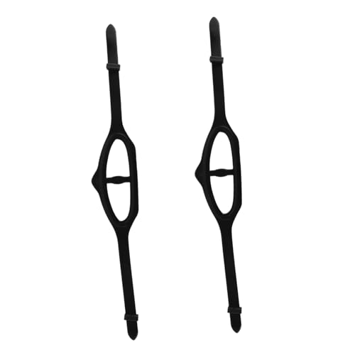 Kisangel 2pcs Adjustable Silicone Replacement Strap for Swim Masks Comfortable Strap for Scuba Diving Snorkeling and Water Sports Easy Installation and Wide Compatibility