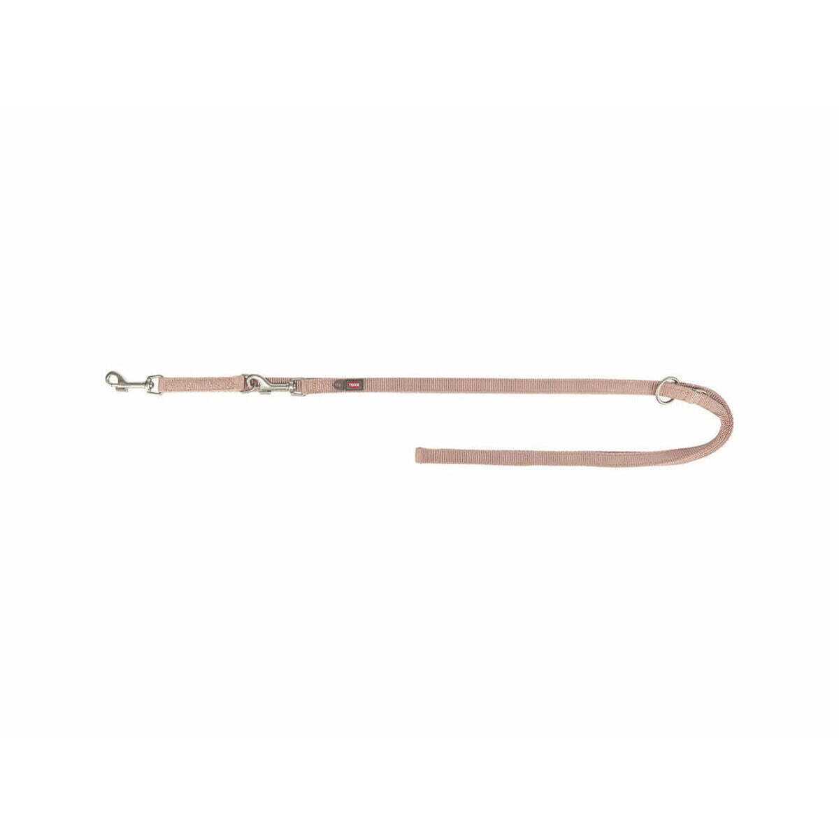 TRIXIE Premium Extension Lead, L-XL, 78.7 in/1.0 in in blush double-layer dog lead, triple adjustable, non-slip - Image 3