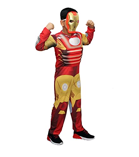 Image of Kaku Fancy Dresses Superhero Costume for Kids - Fancy Dress Outfit for Birthday, Halloween, Role Play