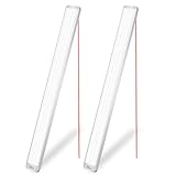 【1.3cm ultradünn+42cm extra Lang】Die Dicke der Led Lampe 12V beträgt nur 1.3 cm, was das schlanke Design ästhetisch ansprechender macht und Ihnen gleichzeitig Platz spart. Die Leuchte ist mit einem Ein/Aus-Knopf ausgestattet, mit dem Sie den Schalter frei bedienen können.