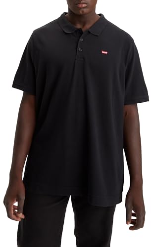 Levi’s Big & Tall Housemark Polo, T-Shirt para Hombre, Mineral Black, XXL