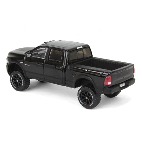 Camioneta Dodge Ram 2500 Power Wagon 1:64 Negra miniatura 4