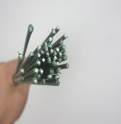 Miniatura 9 de Rikyo Juego de 50 cabezas de flores de clavel de seda artificial con tallos, rellenos de jarrón, cabezas de flores de caléndula para decoración