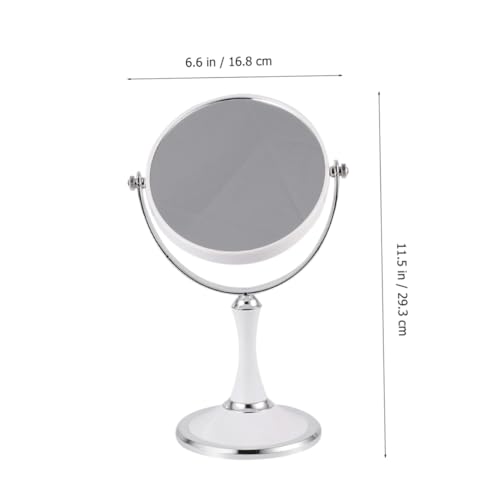 Espejo de maquillaje doble cara 6 pulgadas portátil miniatura 2