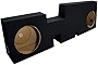 Compatible with 2017-UP Fits Ford F-250 Supercrew Crew Cab Truck Dual 10' Sub Box Subwoofer Enclosure