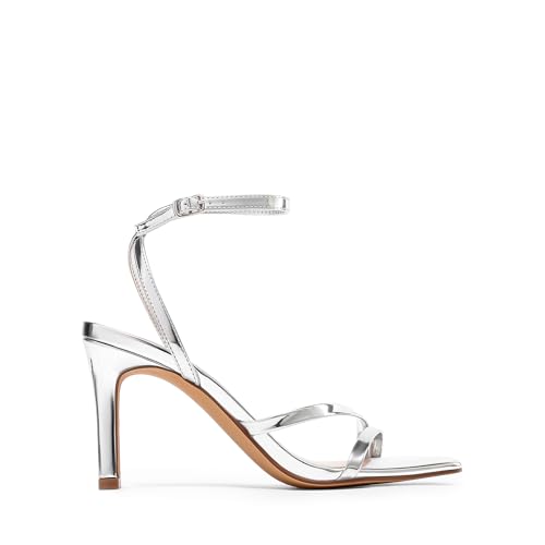 Image of DREAM PAIRS Women's Comfort Sexy Strappy Stiletto Heels | Square Open Toe Adjustable Ankle Buckle Strap High Dress Heels, Elegant Heeled Pumps for Party, Wedding and Prom Occasions