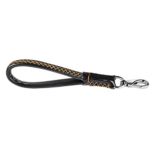 Looyuan 12" Dog Short Leash Lead -Heavy Duty For For Puppy Small Medium Large Dog (Black) #TOP4