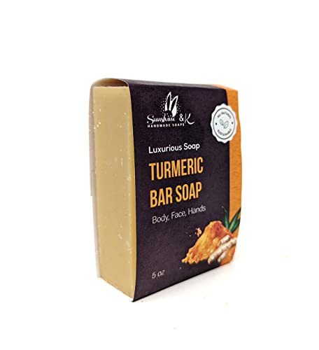 Turmeric Bar Soap - Natural Handmade Soap Bar For Face