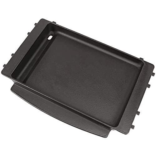 GFTIME 44,5 x 30,5cm Gusseisen Grillplatte 7658 für Weber Spirit 200 300 Spirit II E/S-210 220, E/S-310 320 330 Serie, Gussplatte für Weber Zubehör 7597 7598, Plancha, 1 Stück