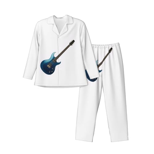 Pyjama homme guitare doux pour stopper l'inconfort de nuit