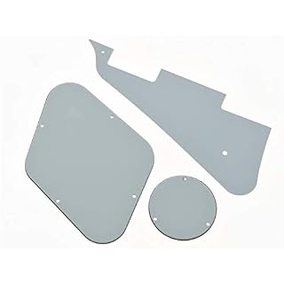 Dopro Red Pearl LP Pickguard et plaque arrière pour Epiphone Les Paul - Les Beatles, Paul McCartney, John Lennon, RIngo Starr, George Harrison Dopro Red Pearl LP Pickguard et plaque arrière pour Epiphone Les Paul – Image 2
