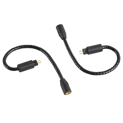 MMCX メス - 0.78mm 2ピン アダプターケーブル 2個 オーディオアダプター AS10 AS06 AS10 ZST AS06 AS10 ZST ZS3 V10 UEおよびその他の0.78mm 2ピンコネクターヘッドフォン用