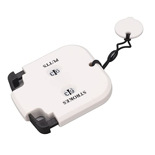 Contador de pontuação de golfe, contador de pontuação de golfe plástico 2 dígitos tacadas de tacadas