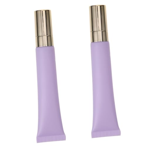 NULYLU 2pcs Refillable Eye Tube Essential Oil Dispenser Leakproof Portable Makeup Tool Ideal for Travel Cosmetics