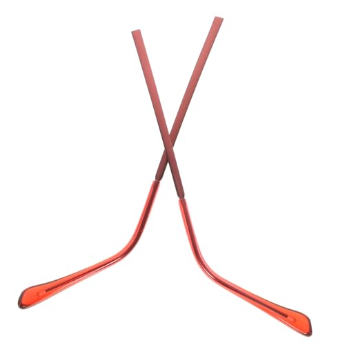LALADEFIEE Patillas de Repuesto para Gafas de Metal Brazos Cómodos y Resistentes para Monturas de Sol y Graduadas Diseño Ergonómico y Acabado Vino