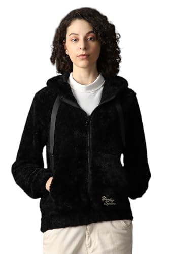 Image of High Star Women Solid Polyster Oversized Fit Long Sleeve Jackets