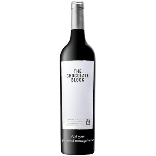 Personalised Engraved The Chocolate Block Red Wine Gift 75cl Customised Engraved Red Wine Bottle Wine Gifts For Him For Her Premium Alcohol Gift Ideas