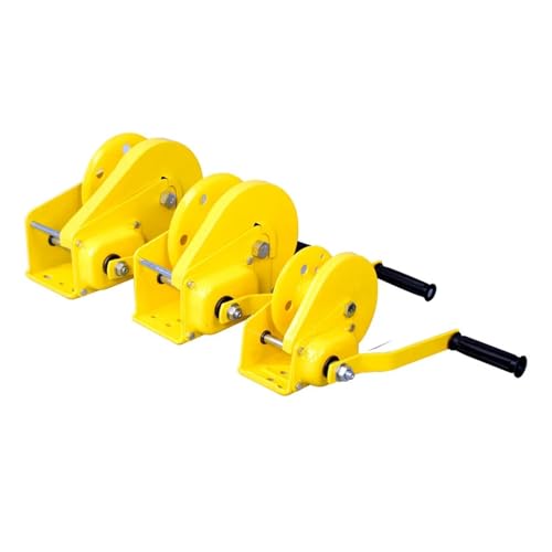 Polipasto manual metálico para cuerdas 1200 lb portátil miniatura 3