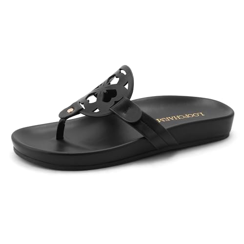 Women's Flip Flops Thong Sandals Comfortable Flat Slippers Breathable Beach Dressy Slide for Summer Style