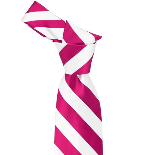 Image of tiemart Men's Striped Tie Standard Length