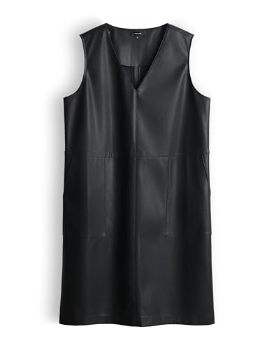 OPUS Damen Minikleid | WANCY Minikleid in Lederoptik Black, 40