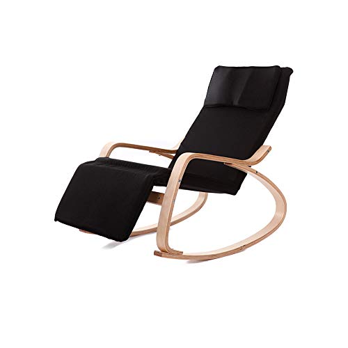 Gartenliege aus Holz Klappbar Liegestuhl Relaxliege Strandstuhl Mit Armlehne Entspannen Sie Sich Und Folding Mittagspause Schaukelstuhl