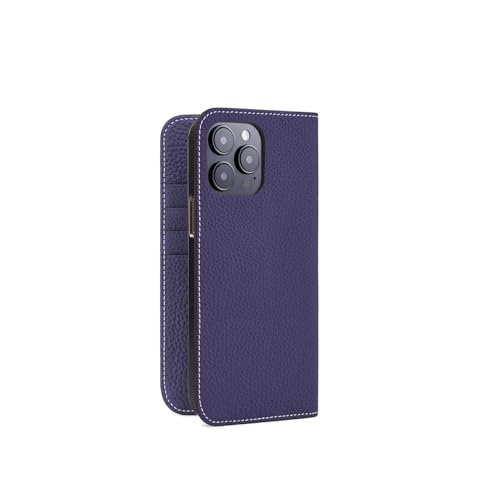 美品　ボナベンチュラ　iPhone14 ケース　グレージュ　ブルーリン Amazon.co.jp: 【ボナベンチュラ】 ダイアリーケース [iPhone 14