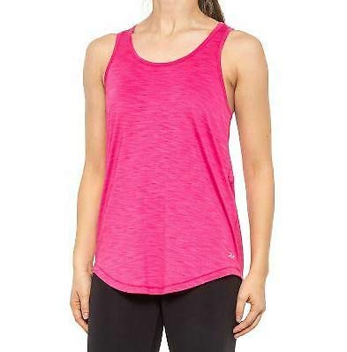 Tank top Reebok rose pour femme : maillot sans manches d'entraînement actif