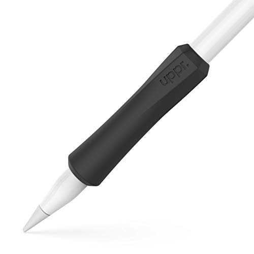 UPPERCASE Designs NimbleGrip Premium Silicone Ergonomic Comfort Grip Holder, Dual Sided, Compatible with Apple Pencil Pro, USB-C, 2nd & 1st Gen